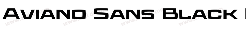 Aviano Sans Black Re字体转换